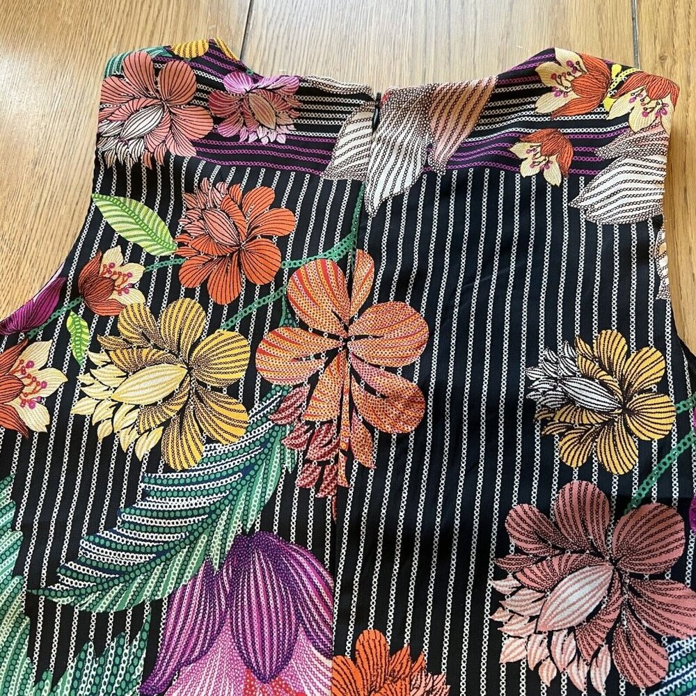 Emma & Michele Floral‎ Tropical Hawaiian Midi Dress Size Small Beach Travel - Picture 4 of 8
